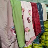 Sábanas y Fundas de Edredón Usadas de Primera Calidad BS01, Colores Variados, Estilos Mixtos, Sábanas de Segunda Mano de Fábrica China al por Mayor