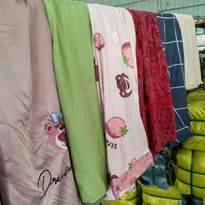 BS01 Top Grade Bales Used Colorful <strong>Bed</strong> <strong>Sheets</strong> Duvet Covers Mixed Styles Chinese Factory <strong>Second</strong> <strong>Hand</strong> <strong>Bed</strong> <strong>Sheets</strong> Wholesale - Product Image 6