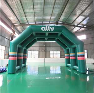 عرض كبير في الهواء الطلق قناة المعرض المحمول للطي مظلة نفق نفخ الشعار - Product Image 3