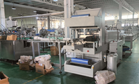 Machine d'emballage et de scellage thermorétractable automatique contrôlée par PLC pour sacs en plastique et emballages en carton, capacité de 1000 kg