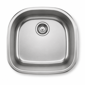 Évier de cuisine carré à cuve unique sous plan Tan Dai Thanh Surface, épaisseur 1,0-1,2 mm, anti-bruit SP120, en acier inoxydable SUS304, finition satin brossé - Product Image 3