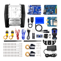 KUONGSHUN Kit de Robot Educativo STEM, Coche Robótico DIY con Control WIFI y Cámara HD, Kit Robótico DS para Niños de 9 Años, Compatible con Arduino