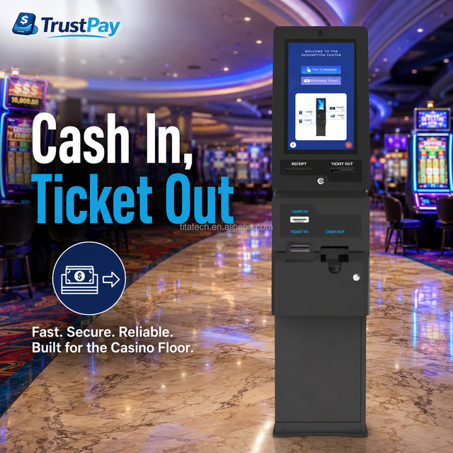 Popular Factory Cash Payment Crane Machine Kiosk Ticket-In Ticket-Out Terminal Kiosk Ca Sino Werewolf Wild Skill Game Machines