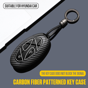 Coque de protection de clé de voiture de luxe en ABS antidérapante et anti-transpiration pour les modèles Hyundai Sonata. - Product Image 2
