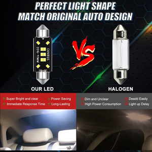 DC 12V 2016 voiture LED ampoule blanc 31mm 36mm 39mm 41mm C5W <span class=keywords><strong>C10W</strong></span> intérieur feston dôme bagages lampe lecture ampoule porte feux de signalisation - Product Image 3