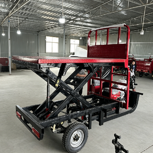Heavy-Duty Motorized <b>Gasoline</b> Lift Tricycle 200cc Water-Cooled 1T Load Capacity for Warehouse Construction Farm Use Customizable - Product Image 4
