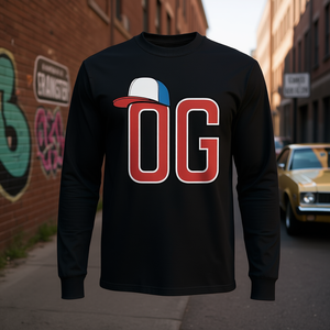 T-shirt à manches longues OG Original Gangster Old School, T-shirt promotionnel - Product Image 3