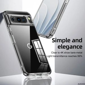 Funda de teléfono a prueba de golpes con armadura esmerilada translúcida antiarañazos para Google <span class=keywords><strong>Pixel</strong></span> 8 <span class=keywords><strong>7</strong></span> Pro 7A TPU parachoques cubierta trasera de plástico duro - Product Image 5