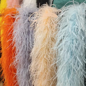 10ply-30ply Boas plumes d'autruche écharpe plume d'autruche Boa pour vêtement robe accessoire Performance fête décoration vêtements - Product Image 4