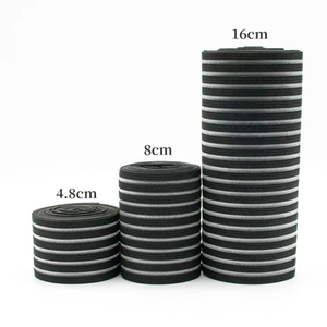Cinta elástica médica transpirable negra personalizada <span class=keywords><strong>de</strong></span> seda <span class=keywords><strong>de</strong></span> pescado para faja abdominal - Product Image 1