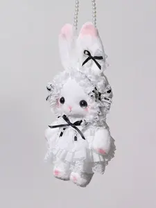 Mochila de Felpa con Estampado Animal de Alta Calidad Original, con Cremallera, Estilo Lolita, Conejito, para Niñas, Regalo Navideño - Product Image 1