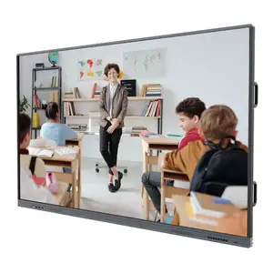 教育および会議用4Kタッチスクリーンビデオプレーヤースマートボード75インチビデオスマートホワイトボードデジタルサイネージスマートボード