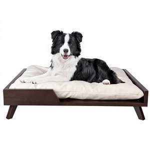 Cama Elevada para Perros de Diseño Premium, Transpirable y Refrescante para Verano, Cama de Lujo para Perros con Almohadillas Removibles en Forma de U - Product Image 1