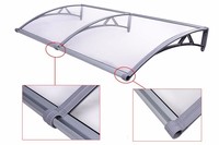 Abri de pluie DIY, auvent de porte et de fenêtre, auvents pour fenêtre, jardin, abri de pluie en polycarbonate pour l'extérieur