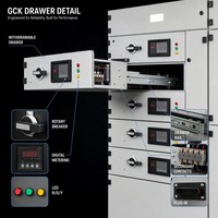 Panel Eléctrico Interior de la Serie GCK Personalizable, Tipo Extraíble, 30kA, IP42, 1600A, para Gabinete de Infraestructura de Centros Comerciales