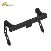 Simulateur de course Support en aluminium Moniteur d'écran Support d'ordinateur Support d'affichage rotatif de levage et télescopique Moniteur à ressort