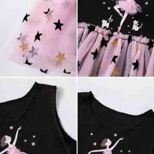 <span class=keywords><strong>Robe</strong></span> sans manches respirante à motif étoile pour bébés filles, idéale pour garder au frais en été chaud - Product Image 3