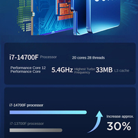 Computadora de Escritorio para Juegos Lenovo GeekPro 2024, Nueva, con Procesador Intel Core I7-14700F de 14.ª Generación, 16 GB de RAM, 1 TB de Almacenamiento, Tarjeta Gráfica Dedicada RTX3050-6G para Juegos