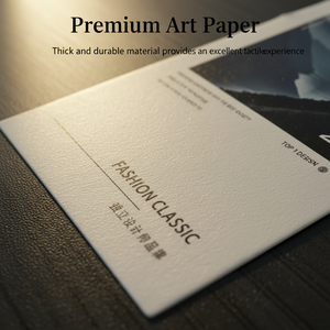 Eco-friendly Custom Clothing Hang Tags & Labels Colorful Textured Paper Designs - Product Image 3