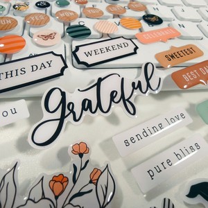 Etiquetas Adhesivas Transparentes de Epoxi 3D Personalizadas, Etiquetas de Cristal DIY para Uso Decorativo en Comercios, Base de PET de 1 mm de Grosor - Product Image 2