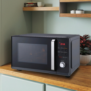 CMO-27LCAB 28L <span class=keywords><strong>Four</strong></span> à <span class=keywords><strong>micro</strong></span>-ondes autoportant noir <span class=keywords><strong>Grill</strong></span> Convection Airfry Fonction avec ménage en langue arabe - Product Image 3