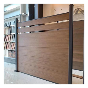 Clôture de jardin moderne en WPC, décorative, ignifuge et imperméable pour l'extérieur - Product Image 1