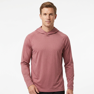 Sweat à capuche de pêche pour homme 100 % polyester UPF 50 haute performance, séchage rapide, respirant, anti-UV - Product Image 3