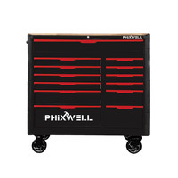 Taller garaje armario de almacenamiento de herramientas carro cofre carro, bandeja de juegos de herramientas con protectores de esquina kit de herramientas de reparación de automóviles XXXL