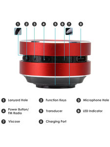 Bone <b>Conduction</b> BT Vibration Stereo Audio <b>speakers</b> Digital Wireless Portable Sound Box Bone <b>Conduction</b> <b>Speaker</b> - Product Image 5