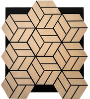 Panneau acoustique insonorisant de forme spéciale, sur mesure, en bois perforé, pour bureau, studio, mur et plafond