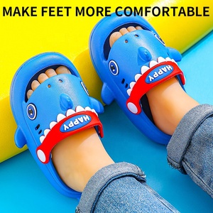 Sandales de dessin animé EVA sabots pour enfants, chaussures d'été antidérapantes en forme de requin pour garçons, 2023 - Product Image 2