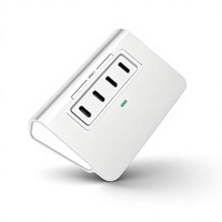 Hub Aluminium Alloy 4-in-1 Tipe C 3.1 10Gbps Kecepatan Tinggi Adaptor Multiport Tersedia