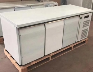 Cocina Banco refrigerador <span class=keywords><strong>y</strong></span> congelador de <span class=keywords><strong>mesa</strong></span> de trabajo de refrigerador comercial <span class=keywords><strong>con</strong></span> 3 puertas - Product Image 5