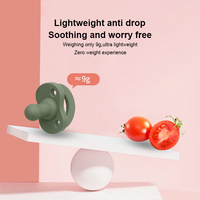 Support Sucette Écologique Design Personnalisé Attache-tétine Boîte de Rangement Housse en Silicone pour Sucette