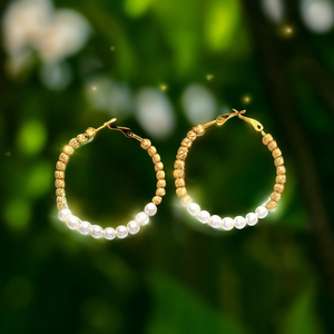 Boucles d'oreilles en perles PND202501-1770 - Product Image 3