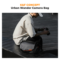 Sac à bandoulière pour appareil photo portable K&F Concept, pour photographe, compact, souple, imperméable, anti-poussière