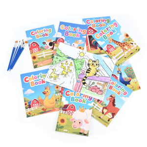 สมุด<span class=keywords><strong>ระบายสี</strong></span>น้ำมหัศจรรย์ ลายการ์ตูนสัตว์เลี้ยงในฟาร์ม ออกแบบเองได้ตามสั่ง ขายส่ง - Product Image 6