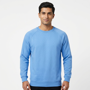 Sweat-shirts pour hommes les plus vendus, manches longues, bonne qualité, plusieurs couleurs, 65% coton, 35% polaire, basiques pour l'hiver - Product Image 1