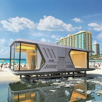 Maison cabine préfabriquée moderne de la taille d'un appartement Capsule spatiale pour hôtel, villa et appartement Capsule House