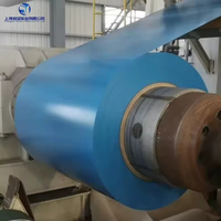 Tôle d'acier galvanisé prépeinte CGCC avec revêtement en polyester PVDF, résistante aux intempéries, bobine d'acier colorée pour toiture industrielle