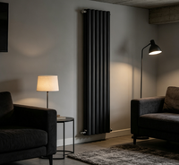 Radiateur hydronique vertical en acier doux SL5025 D-1500, à montage mural, économe en énergie, pour usage scolaire et intérieur domestique, vente en gros