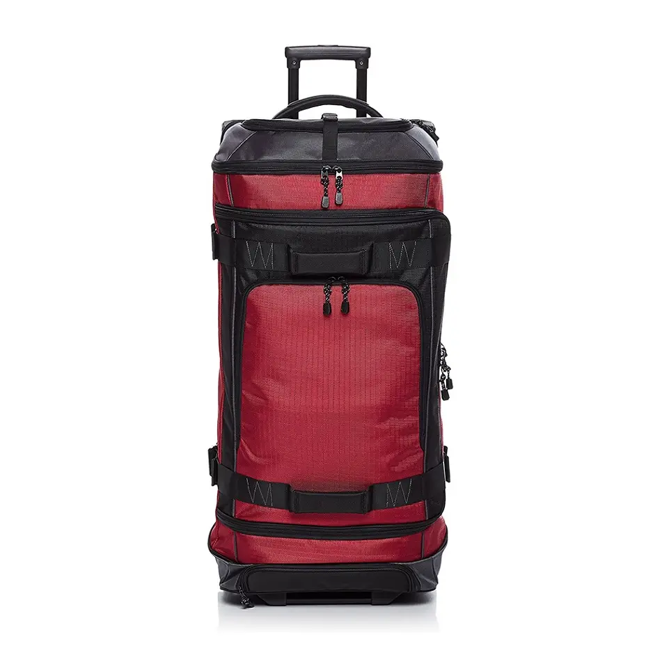 Bagaj depolama ve organizasyon çantası taşınabilir seyahat saklama çantası yırtılmaz tekerlekli silindir çanta