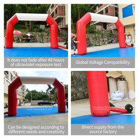 Personnalisable Logo Motif Arche Gonflable Ballon Souffleur Durable Publicité Commerciale Gonflables pour Événements En Plein Air Parties