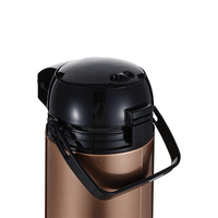 Thermos à vide en acier inoxydable avec pot à air comprimé, grande capacité, nouveau style personnalisé, rechargeable en verre