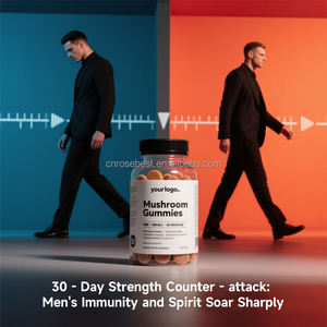 निजी लेबल मशरूम गुम्मीज कार्बनिक न्यूट्रोपिक मस्तिष्क पूरक मशरूम निकालने मशरूम गुम्मीज - Product Image 4