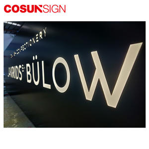 Açık yuvarlak şekil dükkanı isim kartı tasarımları ışık kutusu - Product Image 1