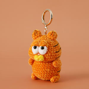 Super mignon dessin animé fait à la main tissé poupée <span class=keywords><strong>japonais</strong></span> et coréen porte-clés rétro poupée porte-clés sac à dos suspendus bijoux - Product Image 5