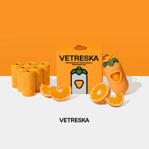 Unstuck Eco-friendly Poop Picking Bag Big Orange Dali Cápsula WC Picker Viagem Ao Ar Livre <span class=keywords><strong>Dog</strong></span> Walking Espessado portátil - Product Image 2