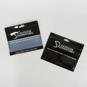 Sac d'emballage personnalisé à trois soudures latérales pour leurres souples de pêche avec fenêtre transparente pour appâts de pêche - Product Image 5