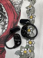 Écouteurs sans fil sportifs JM16 avec écran tactile couleur LCD, audio Hifi, conception OWS à crochet d'oreille et fonction de réveil à l'écran